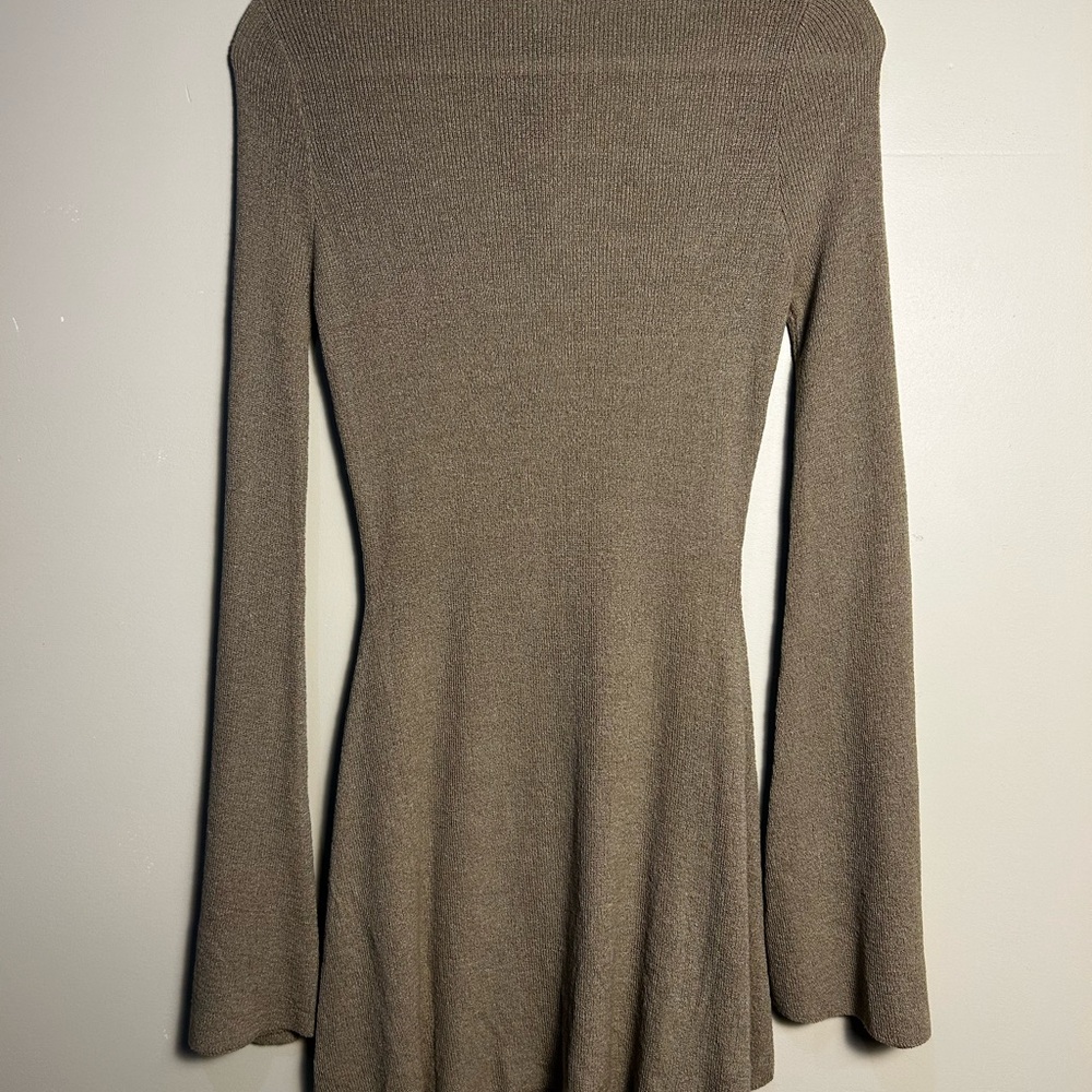 Meshki Zahra Open Back Mini Knit Dress NWT
